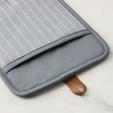4 -Pack Yarn Dyed Silicone Oven Mitt, Pot Holder, Mini Mitt Set