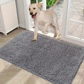 Dog Door Mat For Muddy Paws, Absorbs Moisture And Dirt, Absorbent Non-Slip Washable Mat, Quick Dry Microfiber, Mud Mat For Dogs